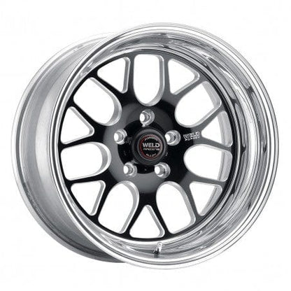 Weld 77LB7045B17A S77 Wheel 17x4.5 5x4.75 ET-27 BS1.7 Black Center - Polished Shell