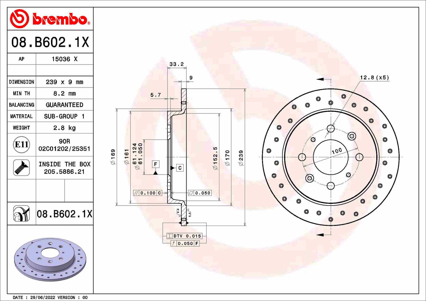 WABCO 6401759202 Disc Brake Caliper Repair Kit
