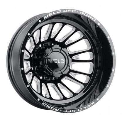 Weld W12108292N31 Scorch Dually Rear W121 Wheel 20x8.25 8x200 ET-202 BS-3.17 Gloss Black MIL