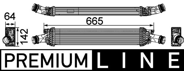 MAHLE CI170000P Charge Air Cooler