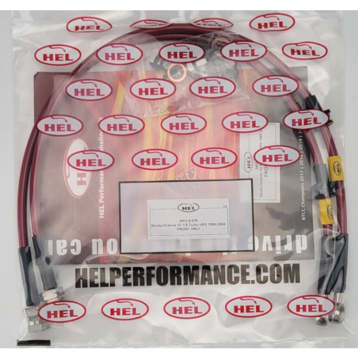 HEL Performance CL-SKO-4-016-FRONTS Brake Lines Stainless Steel Braided Fronts Only | ML Performance Car Parts