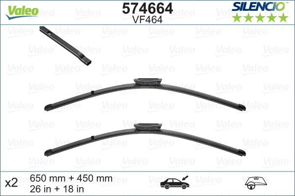 VALEO VAL574664 Wiper Blade