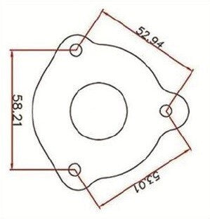 Turbozentrum 249038 SPA Wastegate MCS 35mm L-Flansch silber