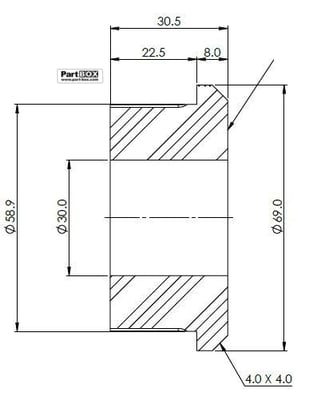 SuperPro SPF3798K Ranger PX123 Diff Mount Bush Kit - Left Side Lower