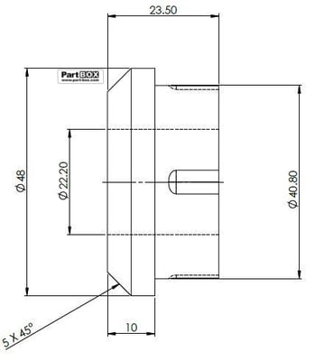 SuperPro SPF3801K Ranger PX123 Diff Mount Bush Kit - Right Side