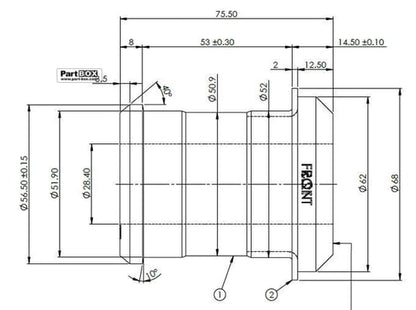 SuperPro SPF4635K Fr Ctrl Arm Rr Bush