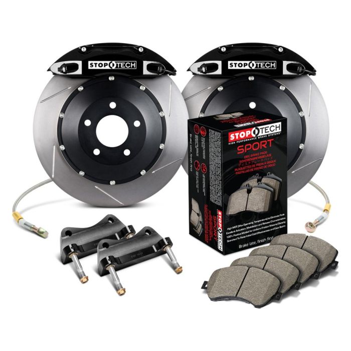 StopTech 83.429.4300.51 Sport Big Brake Kit - Front - 328x28mm Slotted - ST-40 Black