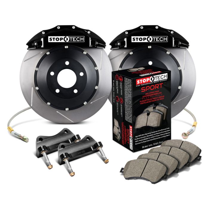 StopTech 83.187.6800.51 Sport Big Brake Kit - Front - 380x32mm Slotted - ST-60 Black