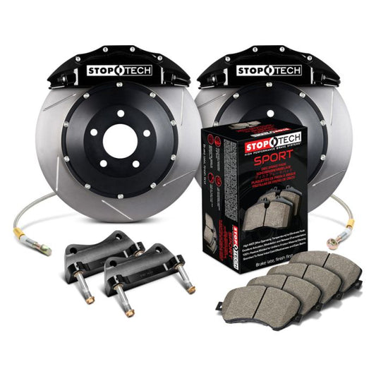 StopTech 83.307.6800.51 Sport Big Brake Kit - Front - 380x32mm Slotted - ST-60 Black