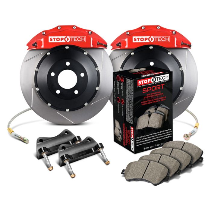 StopTech 83.B31.6800.71 Sport Big Brake Kit - Front - 380x32mm Slotted - ST-60 Red