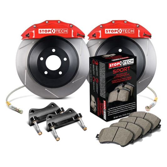 StopTech 82.335.6800.71 Touring Big Brake Kit - Front - 380x32mm Slotted - ST-65 Red