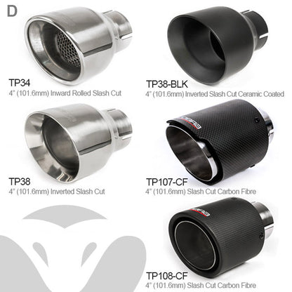 Cobra Exhaust Audi TT (Mk3) 2.0 TFSI (FWD) (Pre-GPF) Cat Back Performance Exhaust