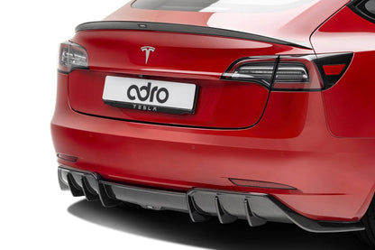 Adro A15A10-1301 TESLA MODEL 3 PRE-PREG CARBON FIBRE REAR DIFFUSER (2017+)