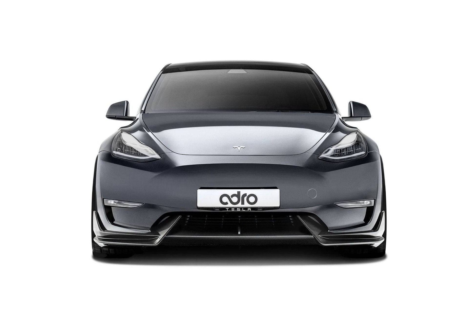 Adro A15A20-1201 TESLA MODEL Y PRE-PREG CARBON FIBRE FRONT SPLITTER (2020+)