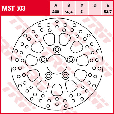 TRW MOTO MST503 Brake Disc