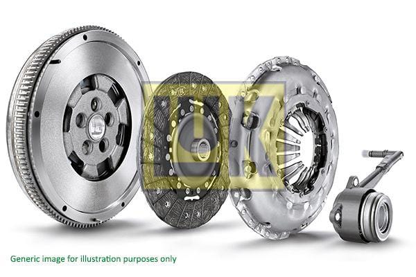 LuK 600 0315 00 Clutch Kit With Central Slave Cylinder & Flywheel