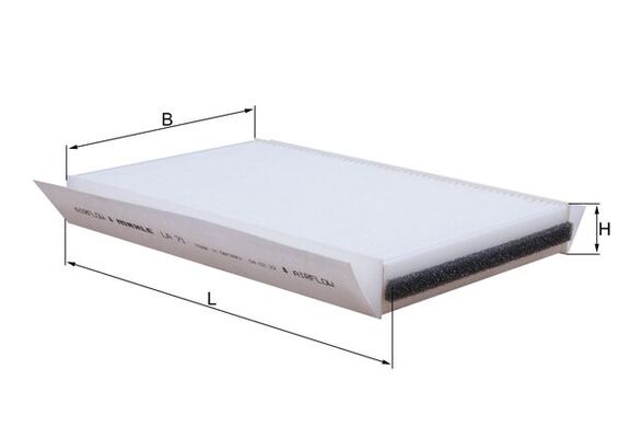 Mahle LA71 - Filter, cabin air