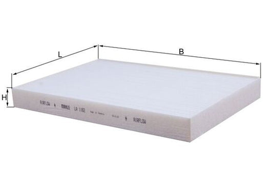 Mahle LA1162 - Filter, cabin air
