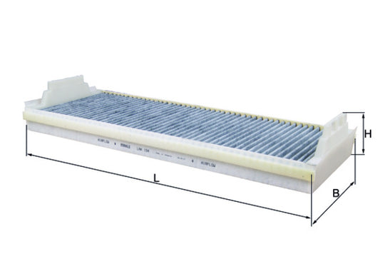 Mahle LAK154 - Filter, cabin air