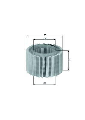 Mahle LX718 - Air Filter
