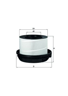 Mahle LX814/1 - Air Filter