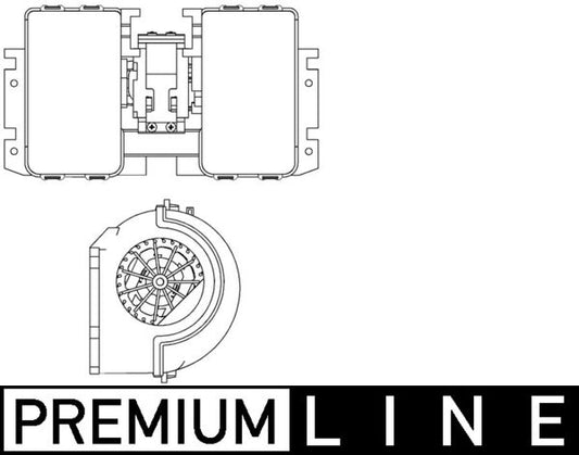 Mahle AB180000P - Interior Blower