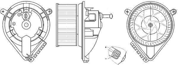 Mahle AB271000S - Interior Blower