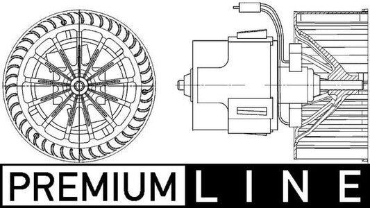 Mahle AB30000P - Interior Blower