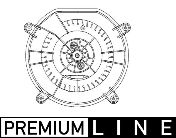 Mahle AB69000P - Interior Blower