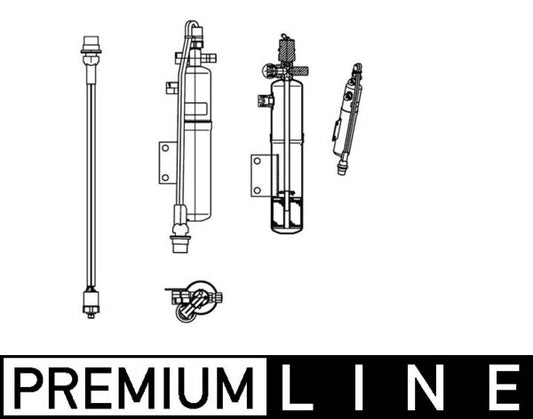 Mahle AD226000P - Dryer, air conditioning