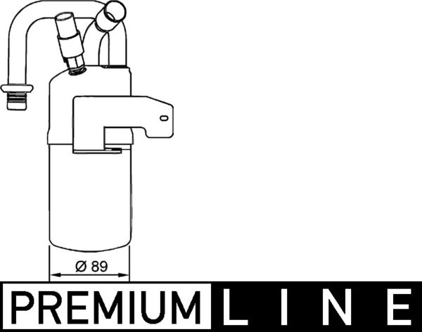 Mahle AD274000P - Dryer, air conditioning