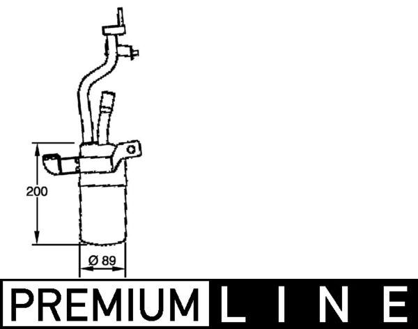Mahle AD279000P - Dryer, air conditioning