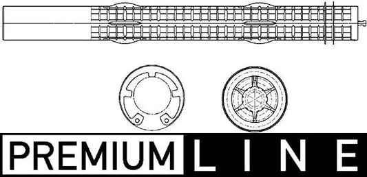 Mahle AD296000P - Dryer, air conditioning
