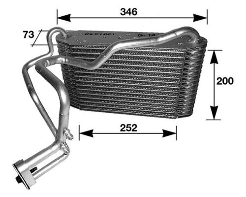 Mahle AE33000S - Evaporator, air conditioning