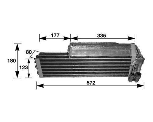 Mahle AE37000S - Evaporator, air conditioning