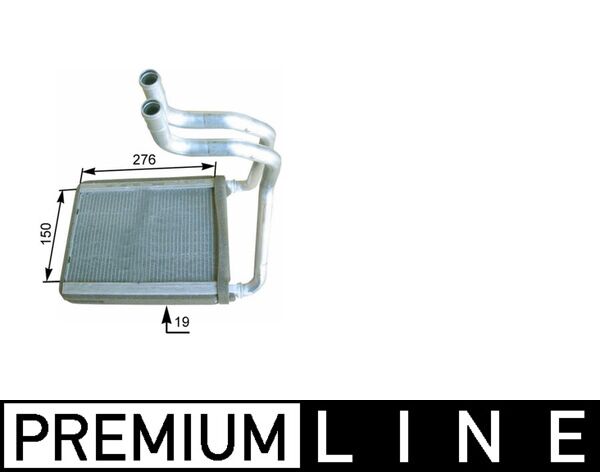 Mahle AH175000P - Heat Exchanger, interior heating