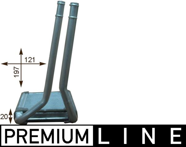 Mahle AH201000P - Heat Exchanger, interior heating