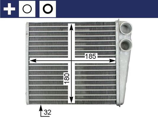 Mahle AH208000S - Heat Exchanger, interior heating