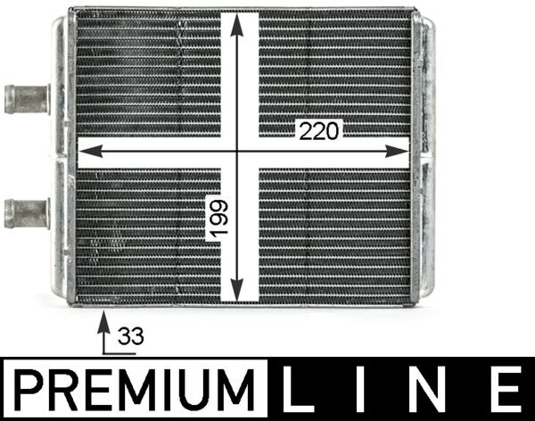 Mahle AH4000P - Heat Exchanger, interior heating