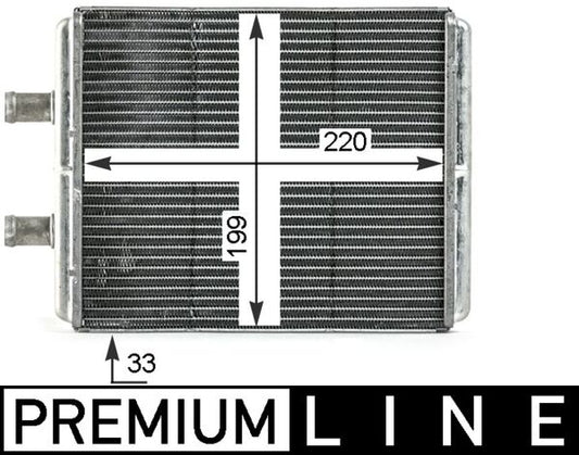 Mahle AH4000P - Heat Exchanger, interior heating