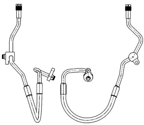 Mahle AP128000P - High Pressure Line, air conditioning