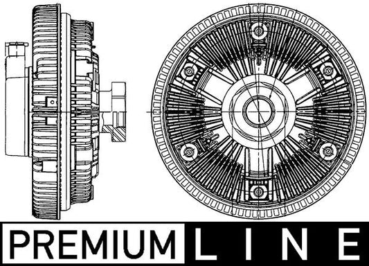 Mahle CFC230000P - Clutch, radiator fan