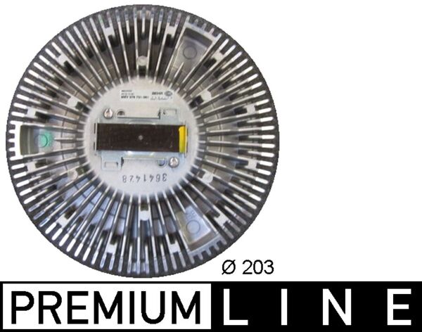 Mahle CFC37000P - Clutch, radiator fan