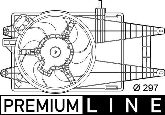 Mahle CFF150000P - Fan, engine cooling