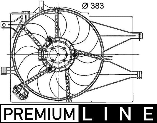 Mahle CFF200000P - Fan, engine cooling