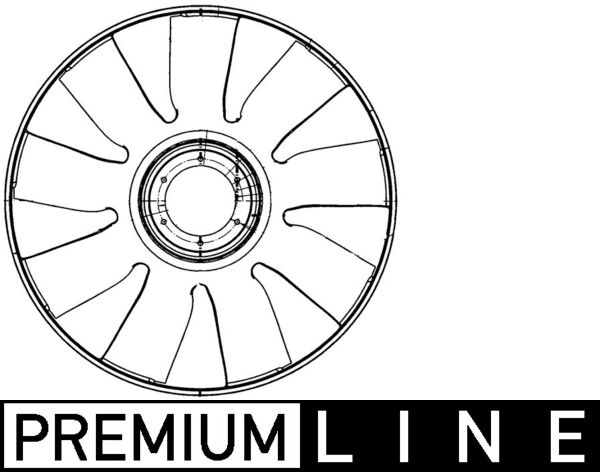 Mahle CFW72000P - Fan Wheel, engine cooling