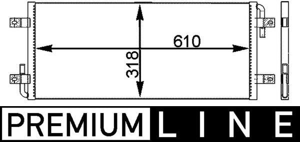 Mahle CIR22000P - Low Temperature Cooler, charge air cooler