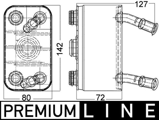 Mahle CLC113000P - Oil Cooler, engine oil