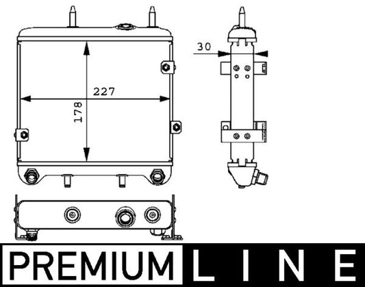 Mahle CLC28000P - Oil Cooler, engine oil