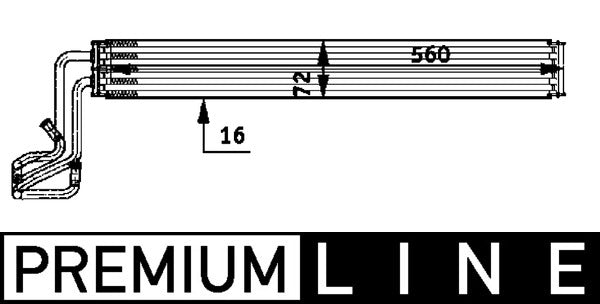 Mahle CLC51000P - Oil Cooler, steering